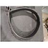 Image 3 : 2 LEATHER AMMO BELTS SZ 32-34 BLACK ONE APPEARS TO BE NEW