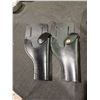Image 2 : LEATHER REVOLVER HOLSTERS AND BELT PLUS 2 NEW HOLSTERS