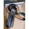 Image 3 : LEATHER REVOLVER HOLSTERS AND BELT PLUS 2 NEW HOLSTERS