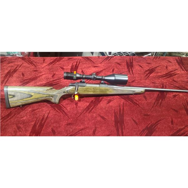 BROWN A-BOLT 270WIN GRN/GRY WOOD BOLT PKG W/ TRIJICON SCOPE  Serial#: 51679PN7L7