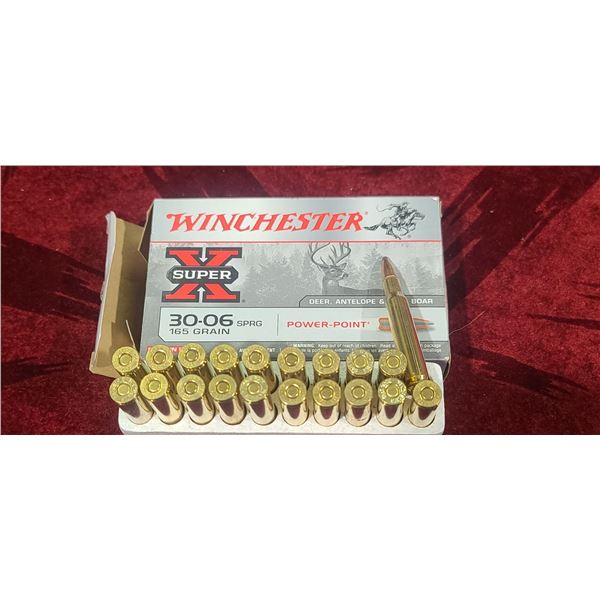 WINCHESTER SUPER X 30-06 SPRG 165GR POWERPOINT 20 ROUNDS