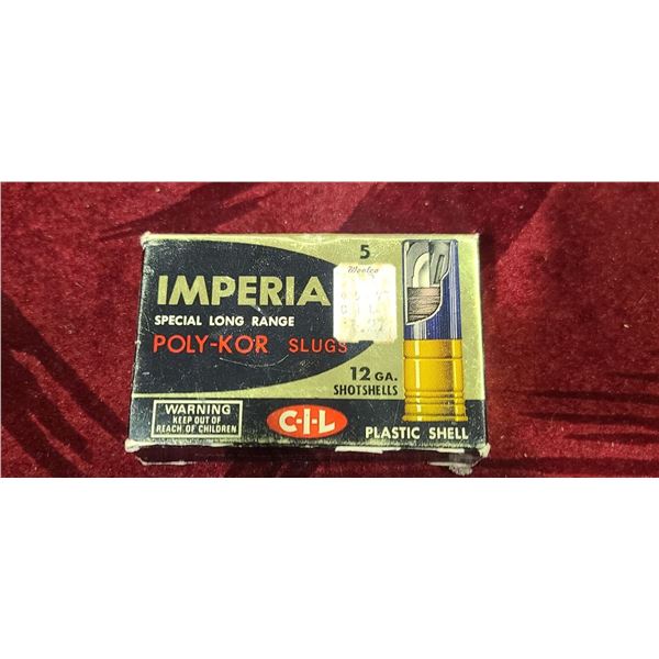 FIVE IMPERIAL/CIL 12GA 2 3/4" 10Z POLY KOR SLUGS