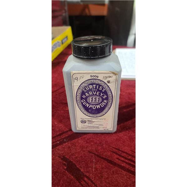 500G OF CURTIS'S AND HARVEY'S FFF GUN POWDER