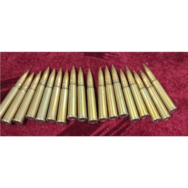 18 ROUNDS OF .303 BRITISH BALL MARKED D.A. 45 -MK.7