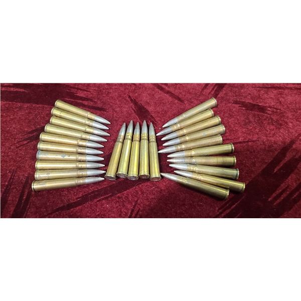 25 ROUNDS OF .303 BRIT BALL MARKED 1942