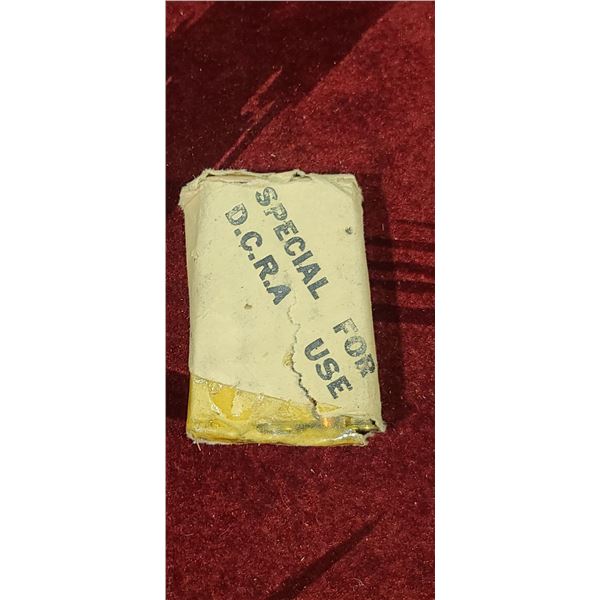 10 ROUNDS OF .303 BRITISH BALL - SPECIAL FOR D.C.R.A USE - GREEN BANDED CARTRIDGE WITH ORIGINAL PACK