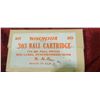 Image 4 : SEALED 20 WINCHESTER .303 BALL CARTRIDGES 174GR FULL PATCH RED LABEL SYNCHRONIZED GUNS R.A.F. MADE I