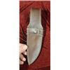 Image 10 : DAMASCUS KNIFE AND LEATHER SHEATH