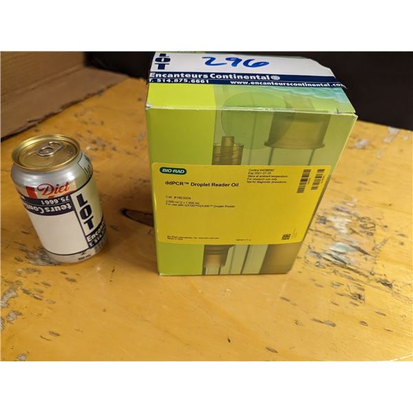 BIO RAD 2x1L DDPCR™ DROPLET READER OIL 1863004 Continental Auctioneers