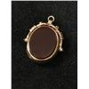 Image 2 : RARE VICTORIAN  9K GOLD BLOOD STONE SPINNER WATCH FOB