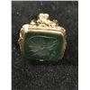 Image 2 : VERY RARE SUPER LARGE 9K GOLD VICTORIAN WATCH FOB AND STAMP