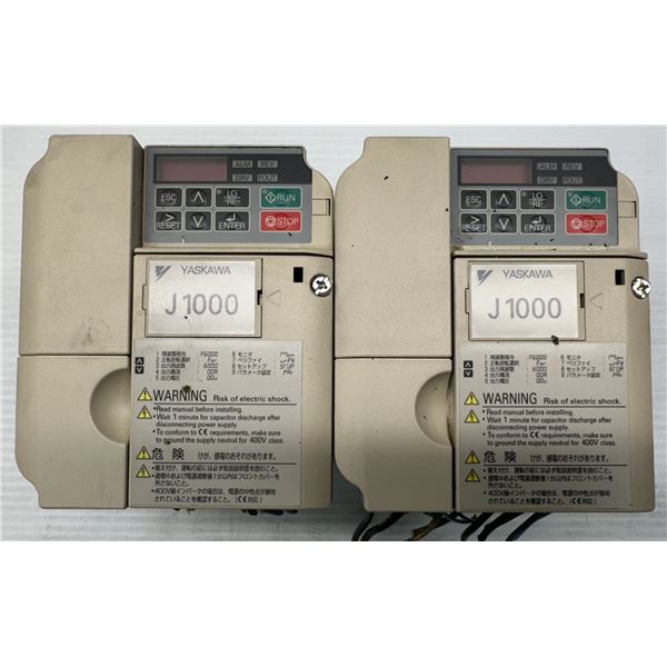 (2) Yaskawa #CIMR-JT2A0010BAA Frequency Converter