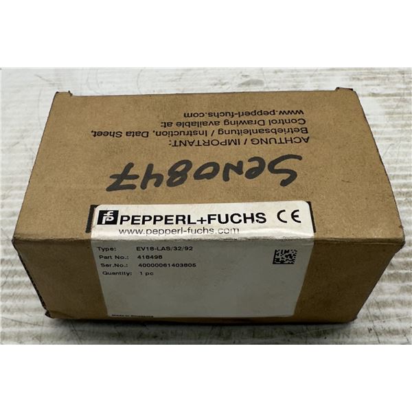 Pepperl+Fuchs #418498 Type EV18-LAS/32/92 Photoelectric Sensor