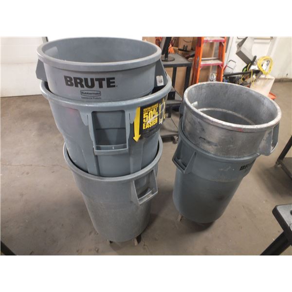 5 Brute Garbage Cans