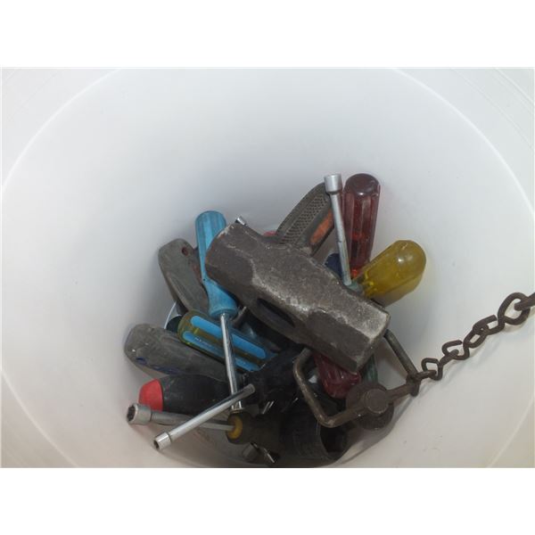 Bucket Of Assorted tools