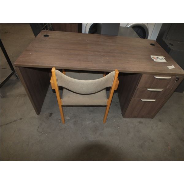 Wooden desk w/ Chair