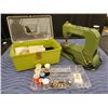 Image 1 : Vintage Elna Sewing Machine & Accessories