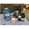 Image 1 : Blue Oil Lamp, Coffee Maker & More