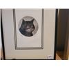 Image 2 : Framed Number  print 37/100  "Cat"    - " Pink Heron  "