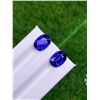 Image 1 : Natural Oval Tanzanite Pair 6.39 Carats - VVS