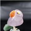 Image 2 : Natural Stone Handcarved Quartz Bird