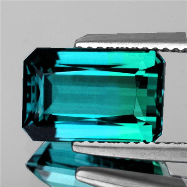 Natural Bi Color Green Blue Tourmaline  {Flawless-VVS}