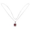 Image 2 : Natural Pigeon Blood Red Ruby Necklace