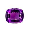 Image 1 : Lab Created Cushion Amethyst 21 Carats - VVS