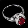 Image 2 : Natural Pigeon Blood Red Ruby Ring