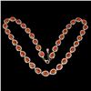 Image 2 : Natural Ethiopian  Orange Opal Necklace