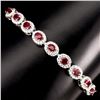 Image 1 : Natural Top Blood Red Ruby Bracelet