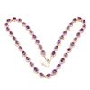 Image 1 : Natural Unheated Pear Amethyst Necklace