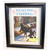 Image 1 : FRAMED VINTAGE HUNTING AND FISHING