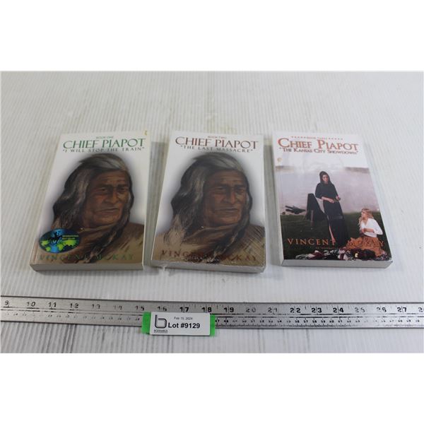 (3) Chief Piapot Books - Sealed