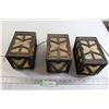 Image 1 : (3x Bid Price) (3) Lanterns