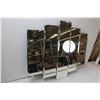 Image 3 : Five Panel Mirror/Wall Art - 29"x24" - Small Chip on Corner as Pictured