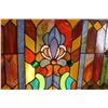 Image 3 : Mission Stained Glass Fireplace Screen - 28" x 43"