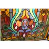 Image 4 : Mission Stained Glass Fireplace Screen - 28" x 43"
