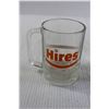 Image 2 : (2) Glass Root beer Mugs - A&W, Hires