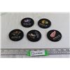 Image 1 : (5) NHL Hockey Puck Coasters