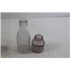 Image 3 : (6) Glass Ink Bottles/Jars
