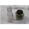 Image 4 : (6) Glass Ink Bottles/Jars