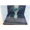 Image 4 : Vintage 1980 Fibre-Optic Colour Changing Peacock Mood Lamp Music Box - Works