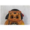 Image 2 : Mi Ken Aboriginal Clock with Moving Eyes - Consignor Says Working