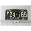 Image 1 : 1956 Saskatchewan License Plate