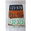 Image 1 : (3) Saskatchewan License Plates - 1962 to 1964