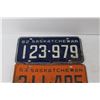 Image 4 : (3) Saskatchewan License Plates - 1962 to 1964