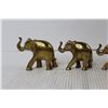 Image 5 : (5) Brass Elephants
