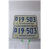 Image 1 : Pair of 1976 Saskatchewan License Plates