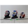 Image 1 : (3) NHL Mini Hockey Helmets